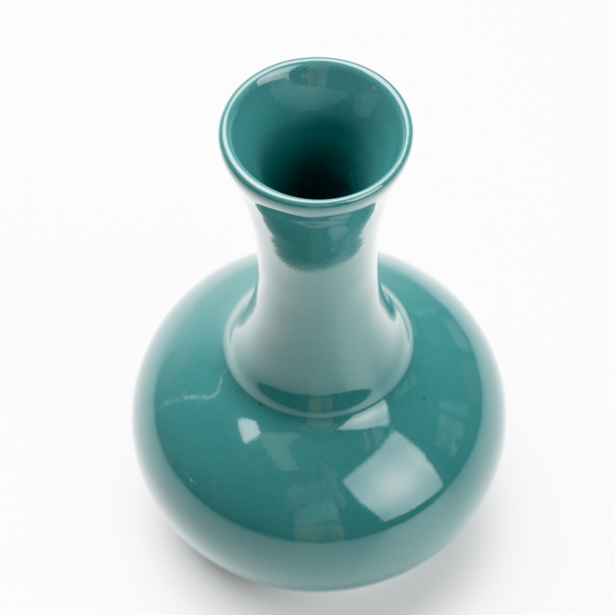 Vase Alena dark turquoise