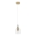 VELARE cable-suspended pendant lamp 1xE27/15W/230V gold/clear
