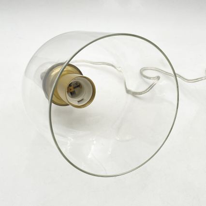 VELARE cable-suspended pendant lamp 1xE27/15W/230V gold/clear