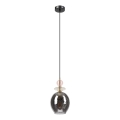 VELLO Cord Pendant Light 1xE27/15W/230V Black/Smoky Pink/Beige/Black