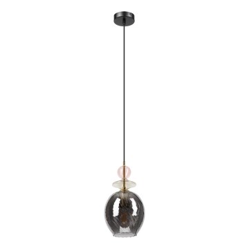 VELLO Cord Pendant Light 1xE27/15W/230V Black/Smoky Pink/Beige/Black