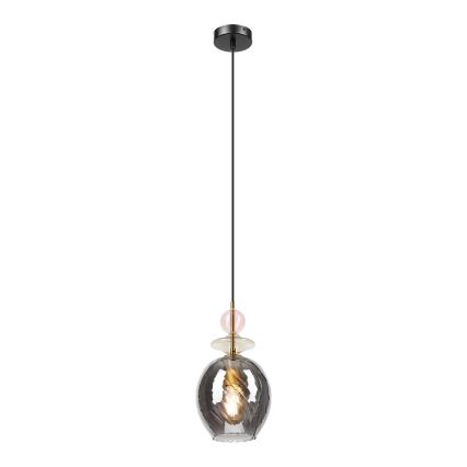 VELLO Cord Pendant Light 1xE27/15W/230V Black/Smoky Pink/Beige/Black