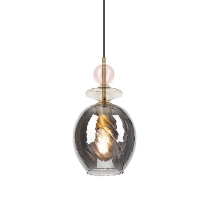 VELLO Cord Pendant Light 1xE27/15W/230V Black/Smoky Pink/Beige/Black