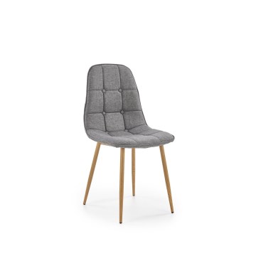 VELSOR Dining Chair, 1 pc, Grey