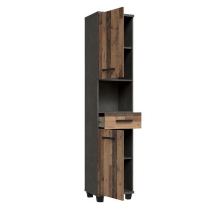 VENOM Anthracite/Brown Bathroom Cabinet