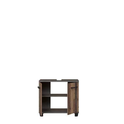 VENOM Bathroom Cabinet Anthracite/Brown