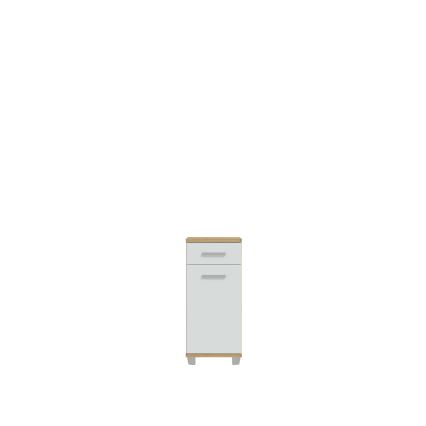 VENOM Bathroom Cabinet, Grey/Artisan Oak