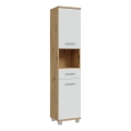 VENOM Bathroom Cabinet, White/Artisan Oak