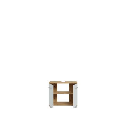 VENOM Bathroom Cabinet, White/Artisan Oak