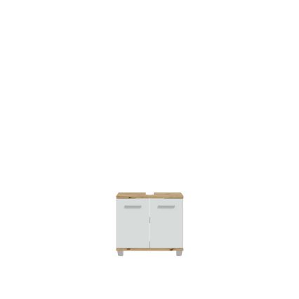 VENOM Bathroom Cabinet, White/Artisan Oak