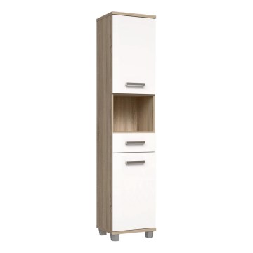 VENOM bathroom cabinet, white/Sonoma oak