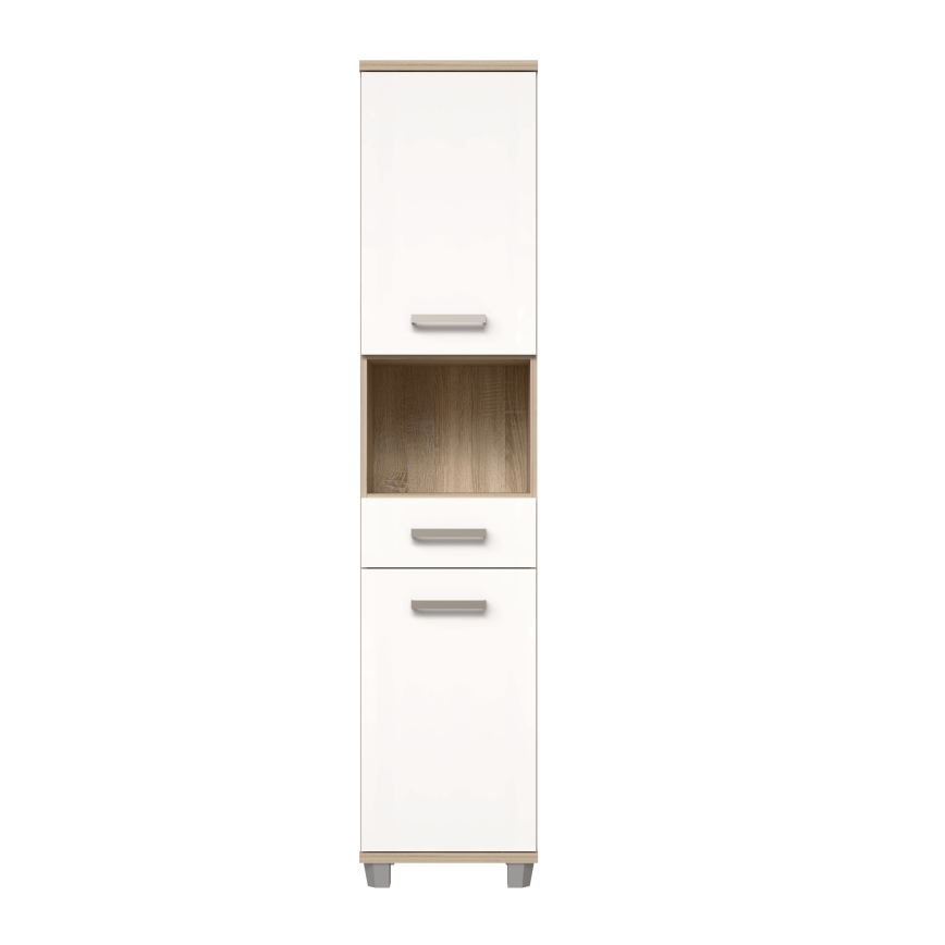 VENOM bathroom cabinet, white/Sonoma oak