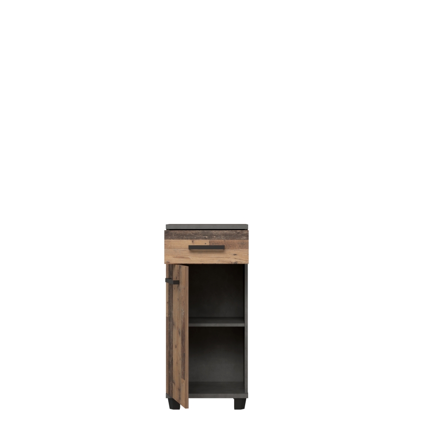 VENOM Bathroom Cabinet — Anthracite/Brown