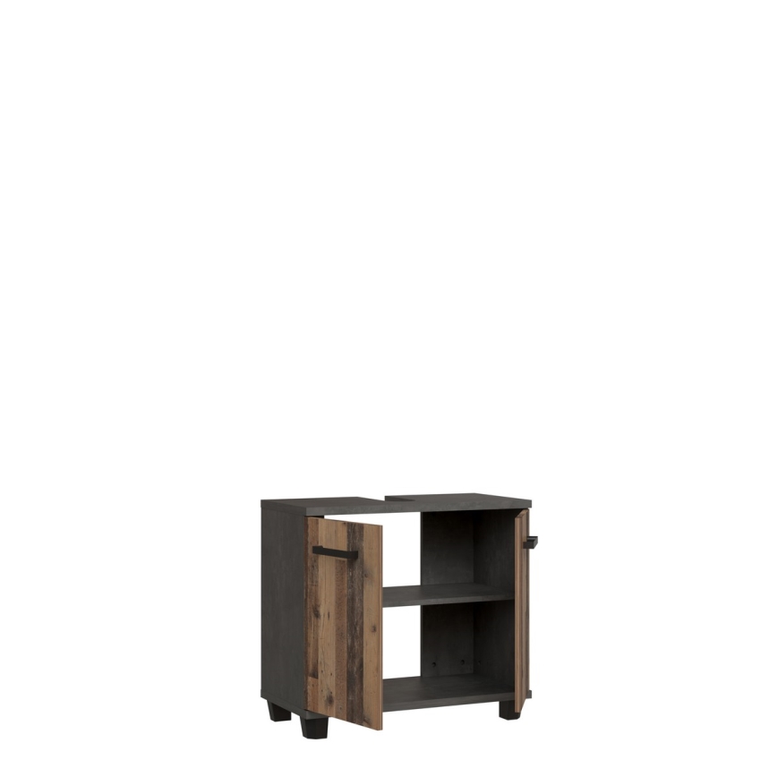 VENOM Bathroom Cabinet — Anthracite/Brown