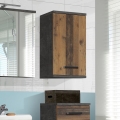VENOM wall-mounted bathroom cabinet anthracite/brown