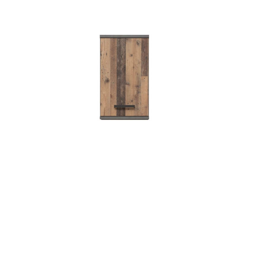 VENOM wall-mounted bathroom cabinet anthracite/brown
