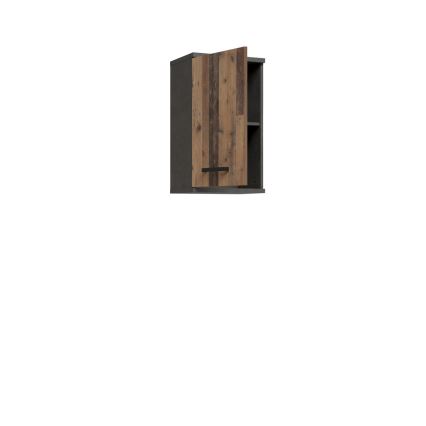 VENOM wall-mounted bathroom cabinet anthracite/brown