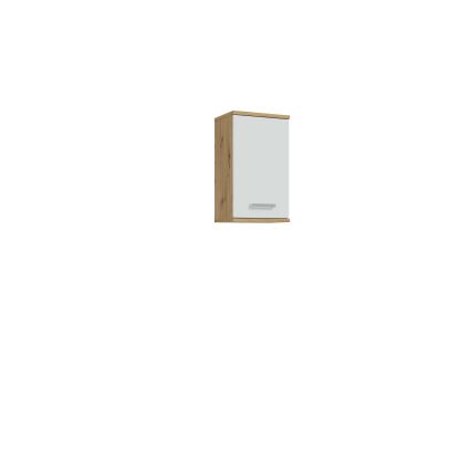 VENOM Wall-Mounted Bathroom Cabinet – White/Artisan Oak