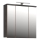 VENOM Wall-Mounted Bathroom Cabinet with Mirror — Anthracite/Brown