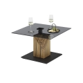 VENTO Lift-Top Coffee Table, Smoked/Oak/Black