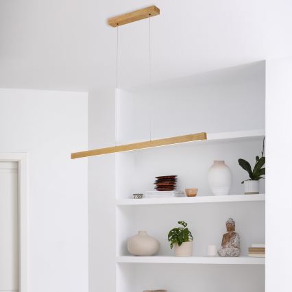 VERDE LED Cable Pendant, 18W/230V, 3000K, 106 cm, Oak
