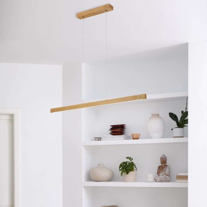 VERDE LED Cable Pendant, 18W/230V, 3000K, 106 cm, Oak