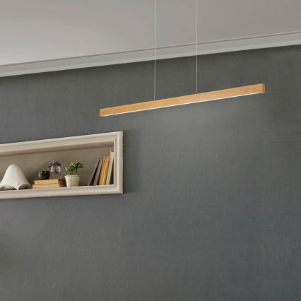 VERDE LED Cable Pendant, 18W/230V, 3000K, 106 cm, Oak
