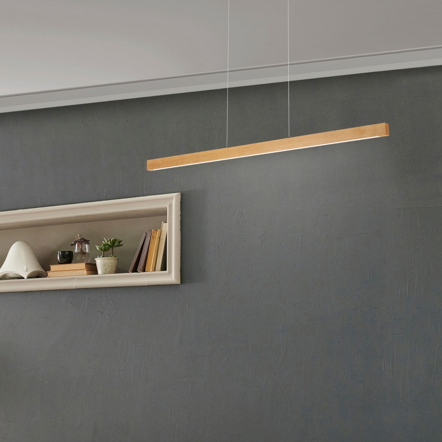 VERDE LED Cable Pendant, 18W/230V, 3000K, 106 cm, Oak