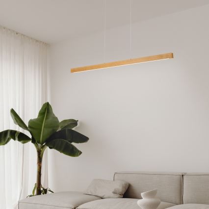 VERDE LED Cable Pendant, 18W/230V, 3000K, 106 cm, Oak