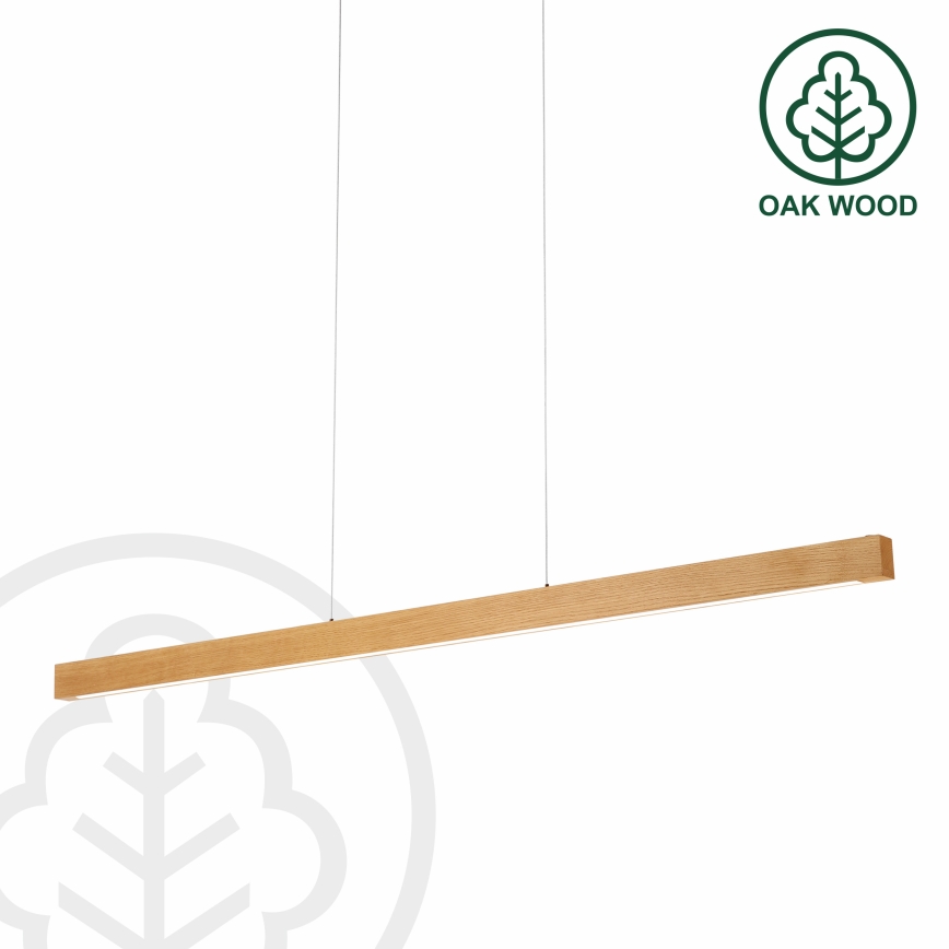 VERDE LED Cable Pendant, 18W/230V, 3000K, 106 cm, Oak