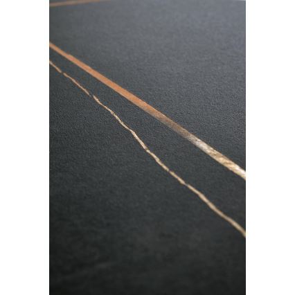 VERO coffee table Ø 50 cm black/gold