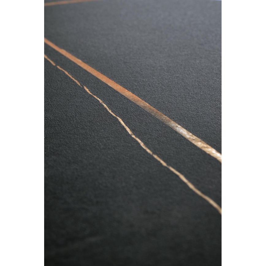 VERO coffee table Ø 50 cm black/gold
