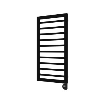 Vertaduro - ADEL Bathroom Towel Radiator with Thermostat, 400 W, 100 x 50 cm, Black
