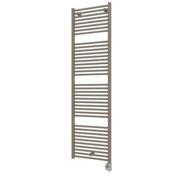 Vertaduro - Bathroom radiator with thermostat DENISE 800W 178x50 cm taupe