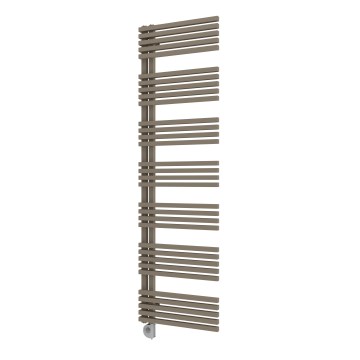 Vertaduro - Bathroom radiator with thermostat MICHELLE 900W 177x50 cm taupe
