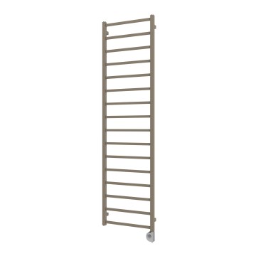 Vertaduro - Bathroom radiator with thermostat ZOE 400W 186x50 cm taupe