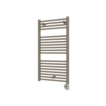 Vertaduro - DENISE Bathroom radiator with thermostat, 400W, 94x50 cm, taupe