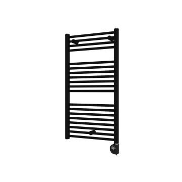 Vertaduro - DENISE Thermostatic Bathroom Radiator, 400 W, 94 x 50 cm, Black