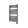Vertaduro - DENISE Thermostatic Bathroom Radiator, 400 W, 94 x 50 cm, Black