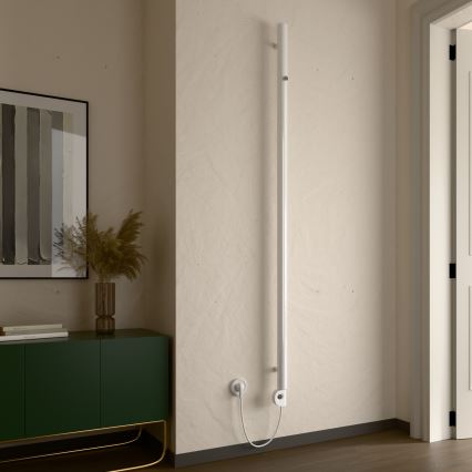 Vertaduro - ERDA Bathroom Radiator with Thermostat 400W 180x5 cm White