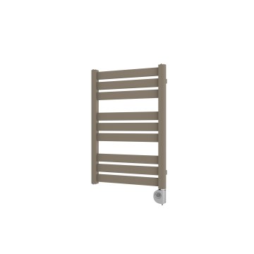 Vertaduro - LUCY bathroom radiator with thermostat 400W 73x50 cm taupe