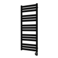 Vertaduro - LUCY Bathroom Radiator with Thermostat 600W 125x50 cm Black