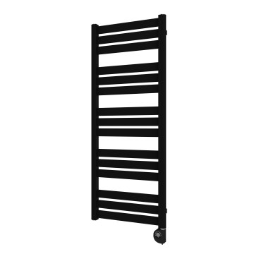 Vertaduro - LUCY Bathroom Radiator with Thermostat 600W 125x50 cm Black
