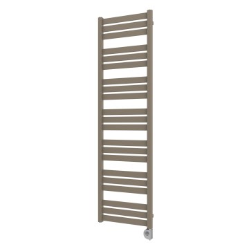 Vertaduro - LUCY Bathroom Radiator with Thermostat, 800W, 177x50 cm, Taupe