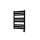 Vertaduro - LUCY Thermostatic Bathroom Radiator 400W 73x50 cm Black