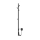 Vertaduro - MEDA Electric Towel Warmer 37W 118x16 cm Black