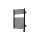 Vertaduro - MEG 400W Bathroom Radiator with Thermostat, 78x50 cm, Black