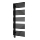 Vertaduro - MICHELLE Bathroom Radiator with Thermostat 600W 129x50 cm Black