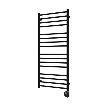 Vertaduro - SIMONE Bathroom Radiator with Thermostat, 400W, 114x50 cm, Black