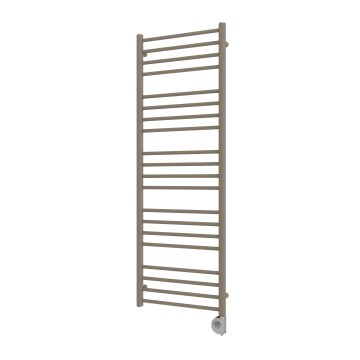 Vertaduro - SIMONE Bathroom Radiator with Thermostat, 600 W, 144 x 50 cm, Taupe